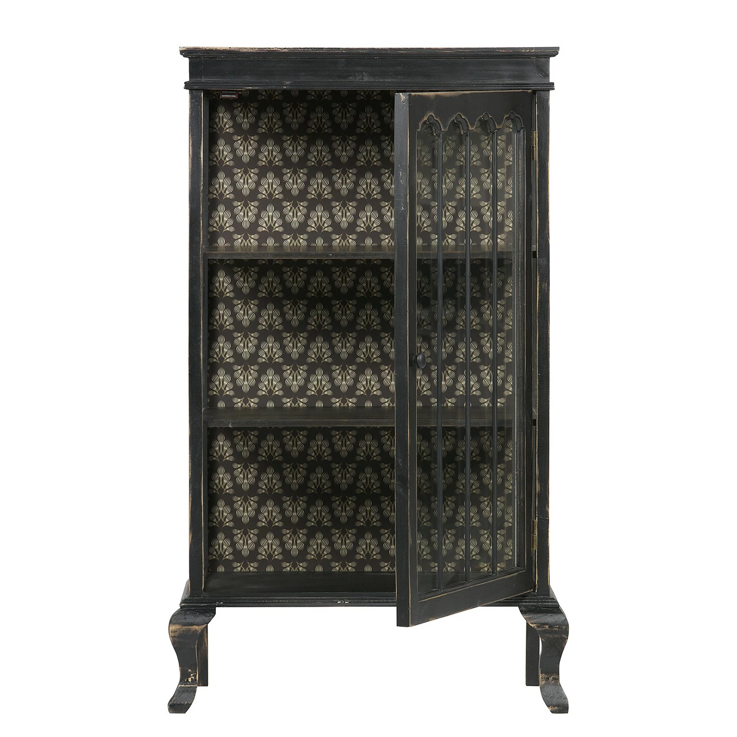 Red Living Vitrine Nikalla - Noir vintage 8 Red Living Vitrine Nikalla - Noir vintage – Image 6