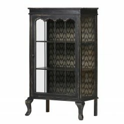 Red Living Vitrine Nikalla - Noir vintage