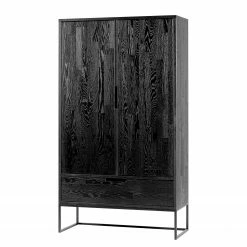 Red Living Armoire Cobar - Frêne massif - Frêne noir