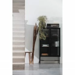 Red Living Vitrine Lakota - Métal - Noir -loftscape Boutique 1000304177 211029 12341500208 MOOD DETAILS P000000001000304177 mood