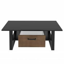 Red Living Table basse Norddal - Imitation noyer / Noir -loftscape Boutique 1000304805 211027 10494400068 DETAILS P000000001000304805