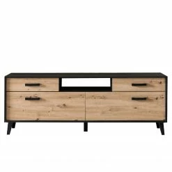 Norrwood Meuble TV Argenteuil II - Imitation chêne artisan / Noir -loftscape Boutique 1000304814 211027 105033000129 DETAILS P000000001000304814