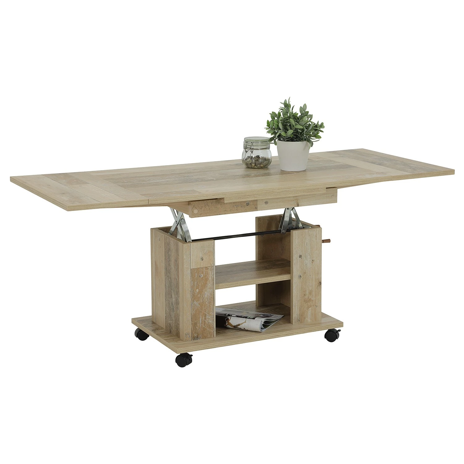 Fredriks Table basse Jarnac - Imitation chêne 4 Fredriks Table basse Jarnac - Imitation chêne – Image 2