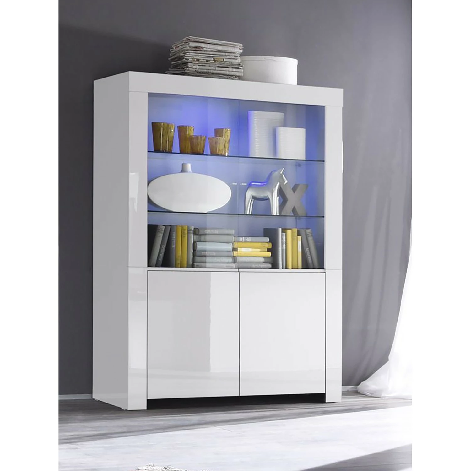 LC Spa Vitrine Amalfi - Blanc brillant 5 LC Spa Vitrine Amalfi - Blanc brillant – Image 3