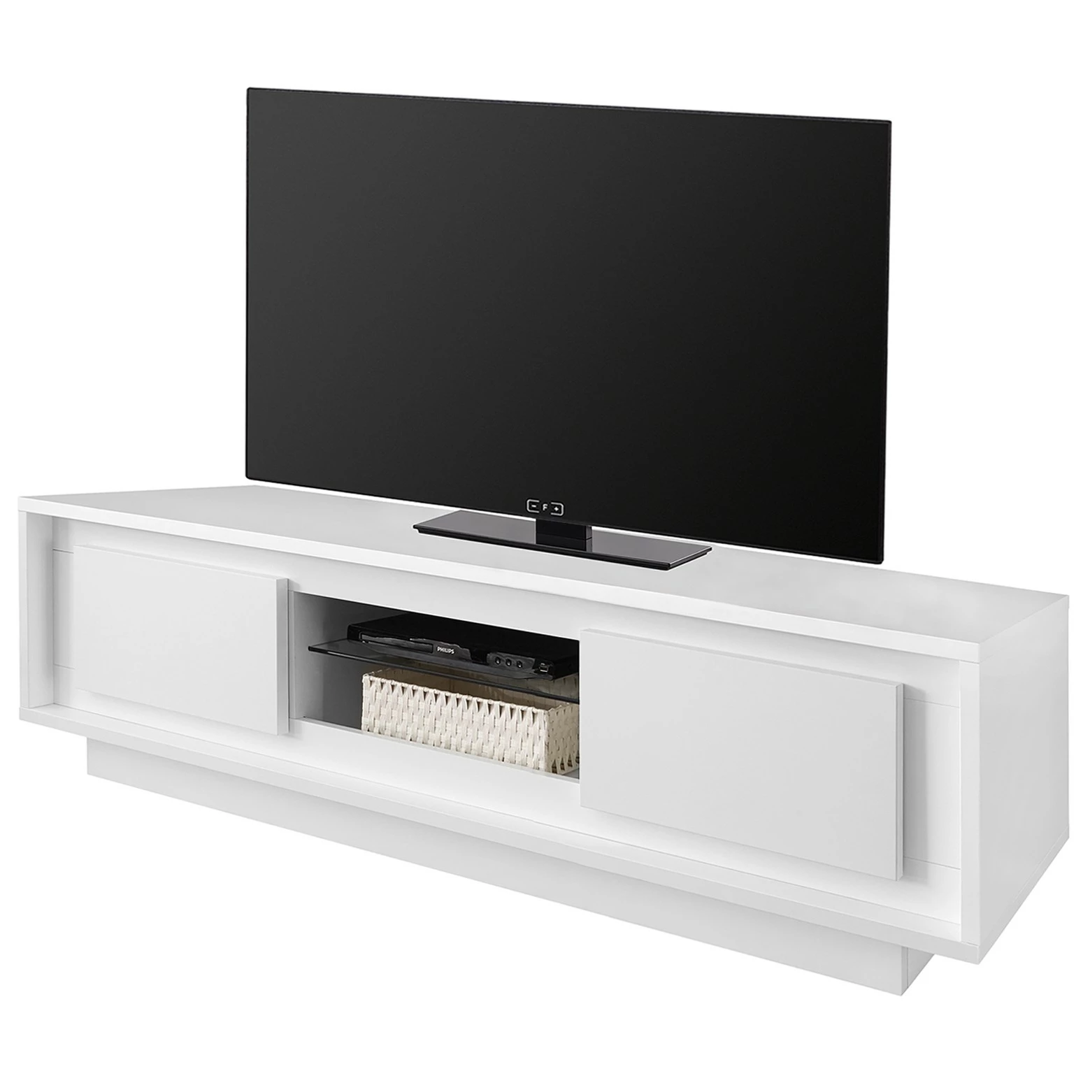 LC Spa Meuble TV Forenza - Blanc 3 LC Spa Meuble TV Forenza - Blanc