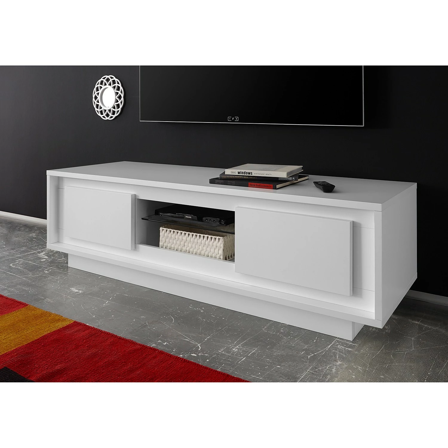 LC Spa Meuble TV Forenza - Blanc 6 LC Spa Meuble TV Forenza - Blanc – Image 4