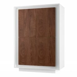 LC Spa Buffet haut Forenza - Imitation noisetier / Blanc