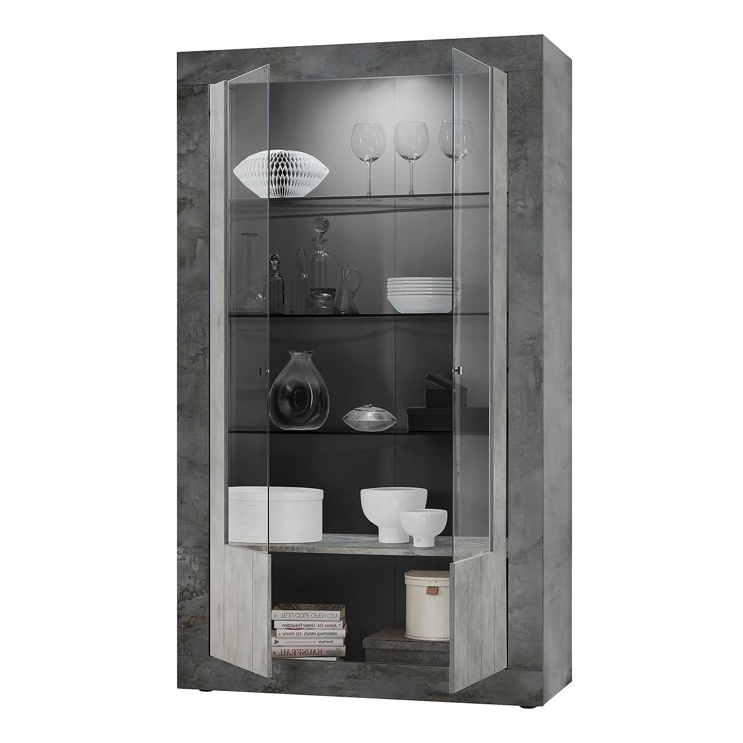 LC Spa Vitrine Urbino - Gris clair / Gris foncé 7 LC Spa Vitrine Urbino - Gris clair / Gris foncé – Image 5