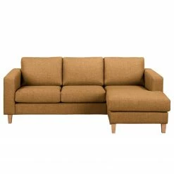 Norrwood Canapé d’angle 2 places MAISON - Velours - Tissu Lark: Jaune moutarde - Méridienne courte à droite (vue de face) -loftscape Boutique 1000306731 211207 11420000204 DETAILS P000000001000306731