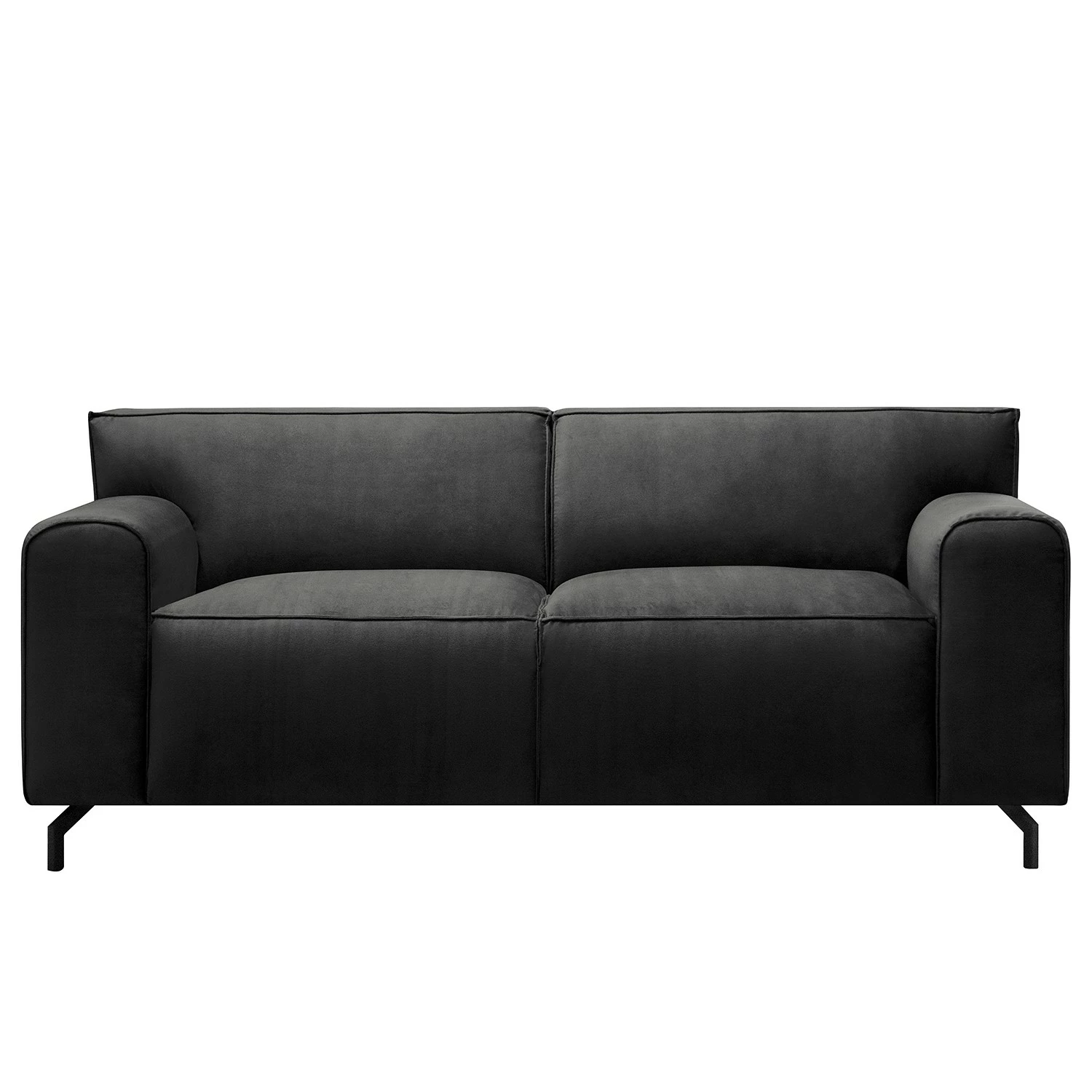 Jack & Alice Canapé Bramming (2-3 places) - Velours - Velours Juna: Anthracite 4 Jack & Alice Canapé Bramming (2-3 places) - Velours - Velours Juna: Anthracite – Image 2