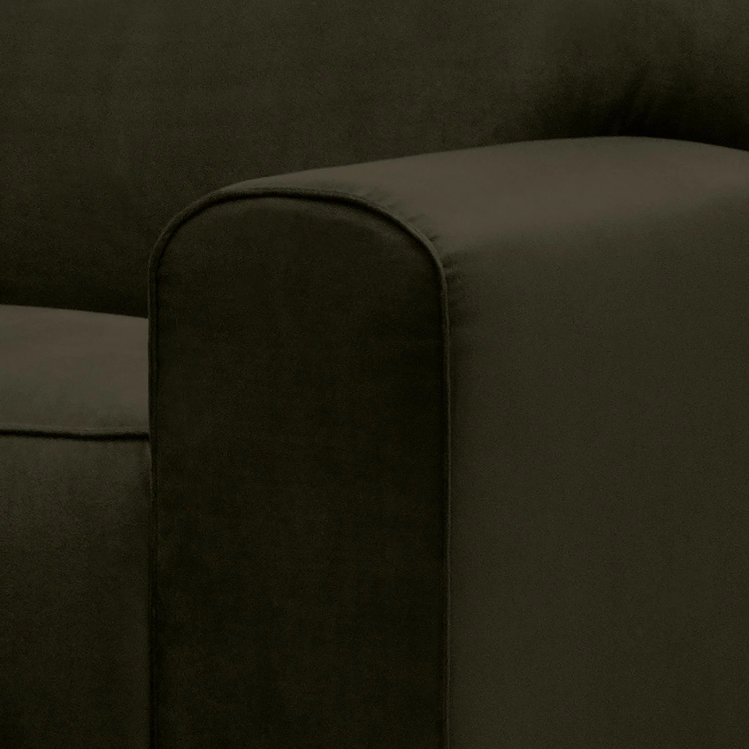 Jack & Alice Canapé Bramming (2 places) - Velours - Velours Juna: Marron foncé 7 Jack & Alice Canapé Bramming (2 places) - Velours - Velours Juna: Marron foncé – Image 5
