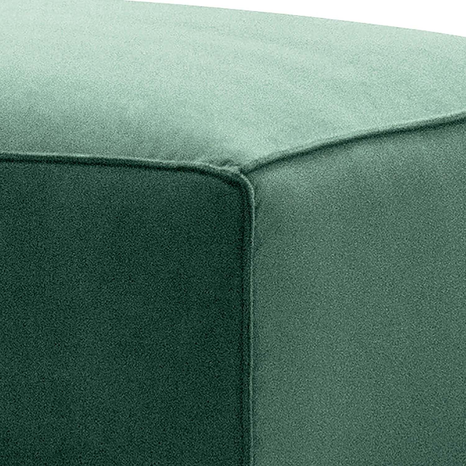 Jack & Alice Repose-pieds capitonné Bramming - Velours - Velours Juna: Gris pétrole 4 Jack & Alice Repose-pieds capitonné Bramming - Velours - Velours Juna: Gris pétrole – Image 2