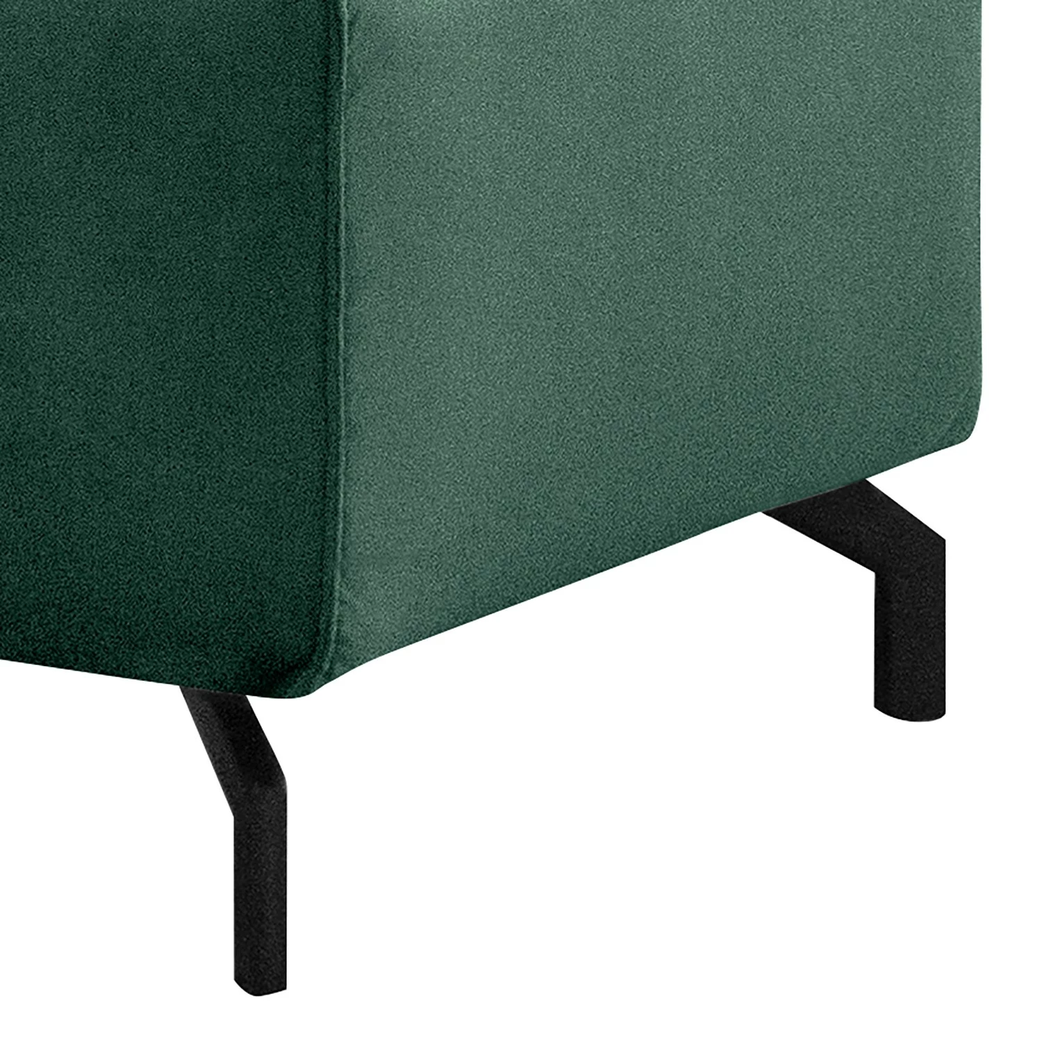 Jack & Alice Repose-pieds capitonné Bramming - Velours - Velours Juna: Gris pétrole 5 Jack & Alice Repose-pieds capitonné Bramming - Velours - Velours Juna: Gris pétrole – Image 3