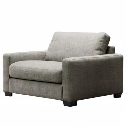 Fredriks Fauteuil Circle - Tissage à plat - Tissu Vega: Sablé gris