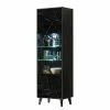 Jack & Alice Vitrine Fintel - Imitation marbre noir / Noir - Hauteur : 199 cm -loftscape Boutique 1000307049 211110 08234400049 IMAGE P000000001000307049