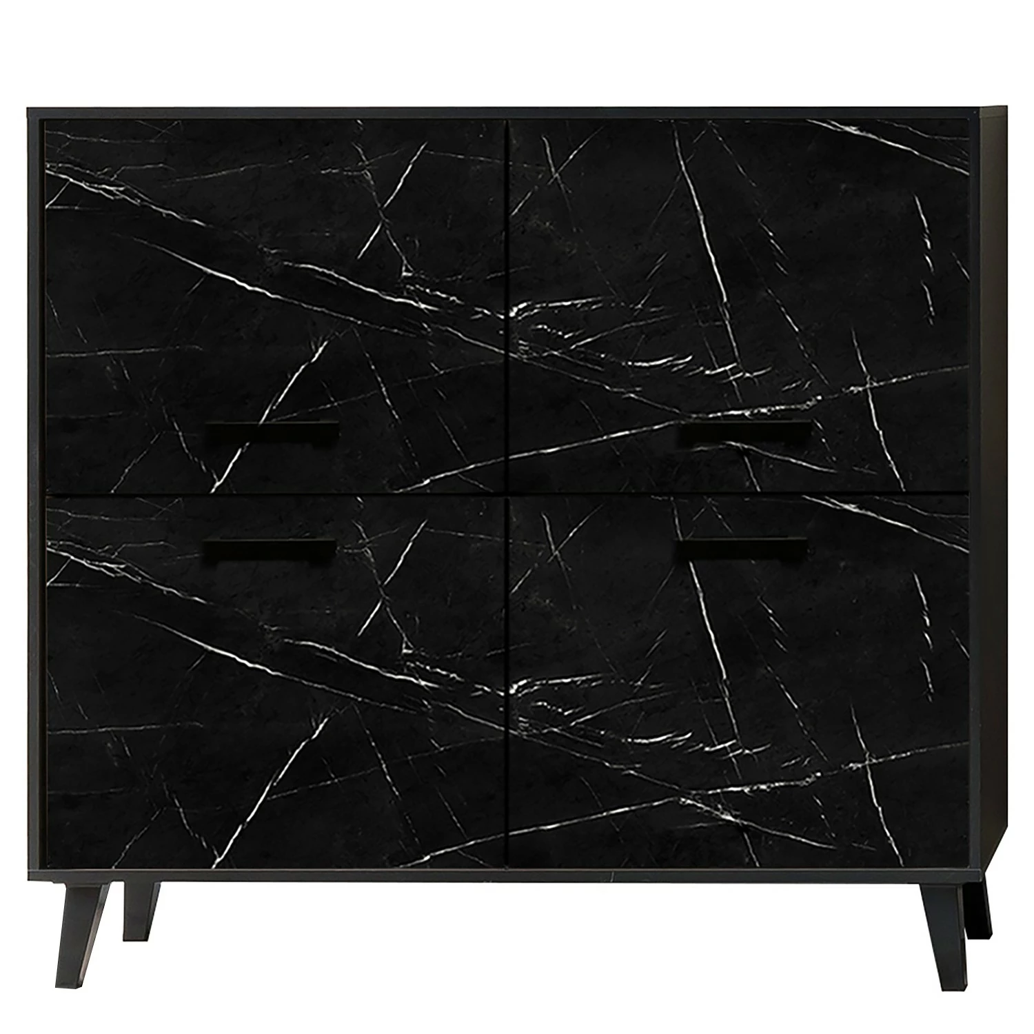 Jack & Alice Buffet Fintel I - Imitation marbre noir / Noir 7 Jack & Alice Buffet Fintel I - Imitation marbre noir / Noir – Image 5