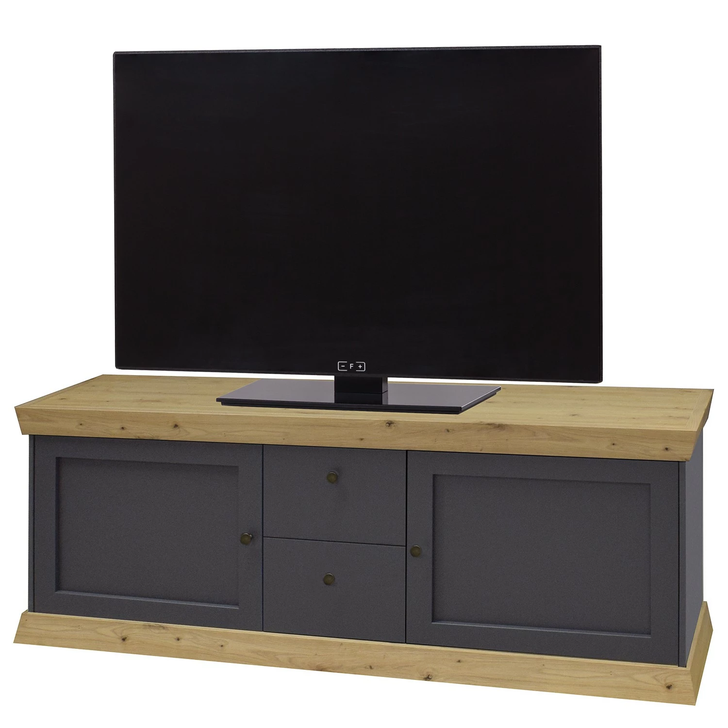 Ridgevalley Meuble TV Maiossa I - Anthracite / Imitation chêne 3 Ridgevalley Meuble TV Maiossa I - Anthracite / Imitation chêne