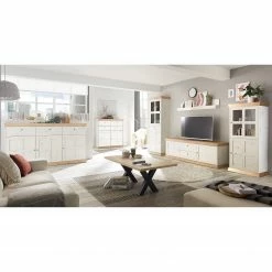 Ridgevalley Buffet haut Maiossa I - Imitation pin blanc / Imitation chêne de Navarra -loftscape Boutique 1000307112 211109 16471500069 MOOD DETAILS P000000001000307112 mood