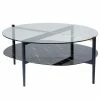 Kare Design Table basse Nellie - Verre / Métal - Noir -loftscape Boutique 1000307988 211109 143900000011 IMAGE P000000001000307988