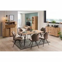 Ars Natura Buffet haut Dorchester - Imitation chêne artisan -loftscape Boutique 1000309600 211118 06580500039 MOOD DETAILS P000000001000309600 mood