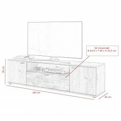 Red Living Meuble TV Ambato - Imitation bois ancien 11 Red Living Meuble TV Ambato - Imitation bois ancien -loftscape Boutique 1000309605 211118 065931000545 SKETCH DETAILS P000000001000309605 sketch