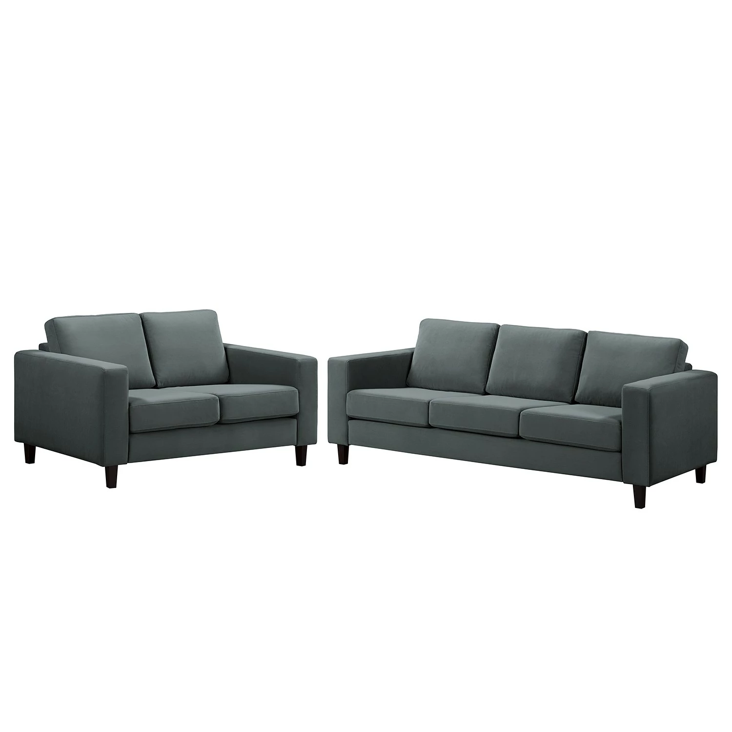 Norrwood Ensemble 2 éléments MAISON - Tissage à plat - Velours Vaia: Anthracite 3 Norrwood Ensemble 2 éléments MAISON - Tissage à plat - Velours Vaia: Anthracite