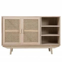 Norrwood Buffet Pini II - Cannage / Placage en bois véritable - Naturel / Paulownia -loftscape Boutique 1000310551 211125 11183700175 DETAILS P000000001000310551