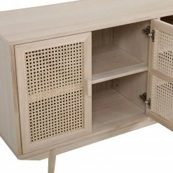 Norrwood Buffet Pini II - Cannage / Placage en bois véritable - Naturel / Paulownia -loftscape Boutique 1000310551 211125 11183700181 DETAILS P000000001000310551