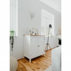 Ridgevalley Buffet Bombita - Blanc / Imitation chêne artisan -loftscape Boutique 1000310610 211118 060556000024 MOOD DETAILS P000000001000310610 mood