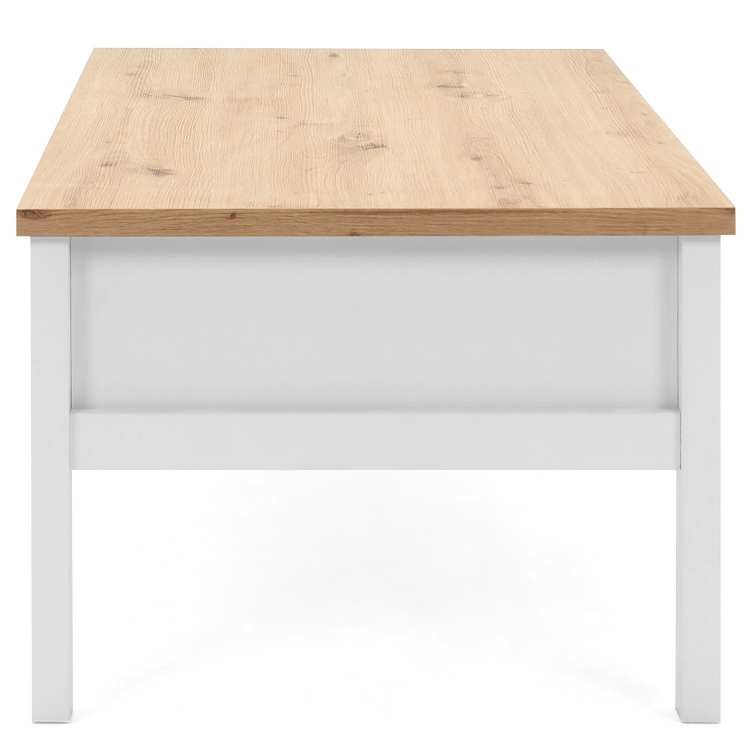 Ridgevalley Table basse Bombita - Blanc / Imitation chêne artisan 9 Ridgevalley Table basse Bombita - Blanc / Imitation chêne artisan – Image 7