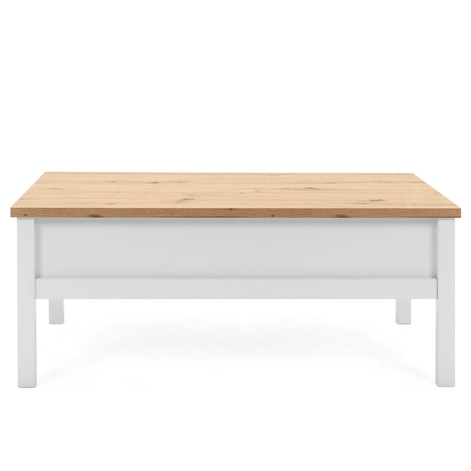 Ridgevalley Table basse Bombita - Blanc / Imitation chêne artisan 10 Ridgevalley Table basse Bombita - Blanc / Imitation chêne artisan – Image 8