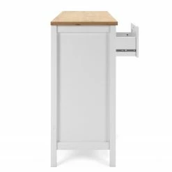 Ridgevalley Buffet Bombita III - Blanc / Imitation chêne artisan -loftscape Boutique 1000310613 211118 060556000121 DETAILS P000000001000310613