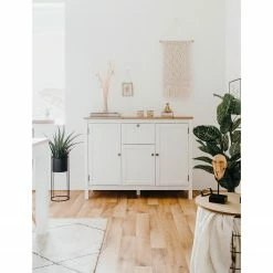 Ridgevalley Buffet Bombita III - Blanc / Imitation chêne artisan -loftscape Boutique 1000310613 211118 06055600053 MOOD DETAILS P000000001000310613 mood