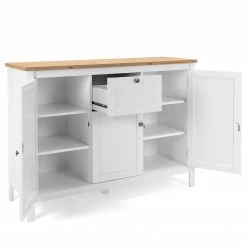 Ridgevalley Buffet Bombita III - Blanc / Imitation chêne artisan -loftscape Boutique 1000310613 211118 06055600077 DETAILS P000000001000310613