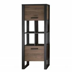 Red Living Ensemble meubles TV Norddal III (4 él.) - Imitation noyer / Noir -loftscape Boutique 1000310667 211125 14554100093 DETAILS P000000001000310667