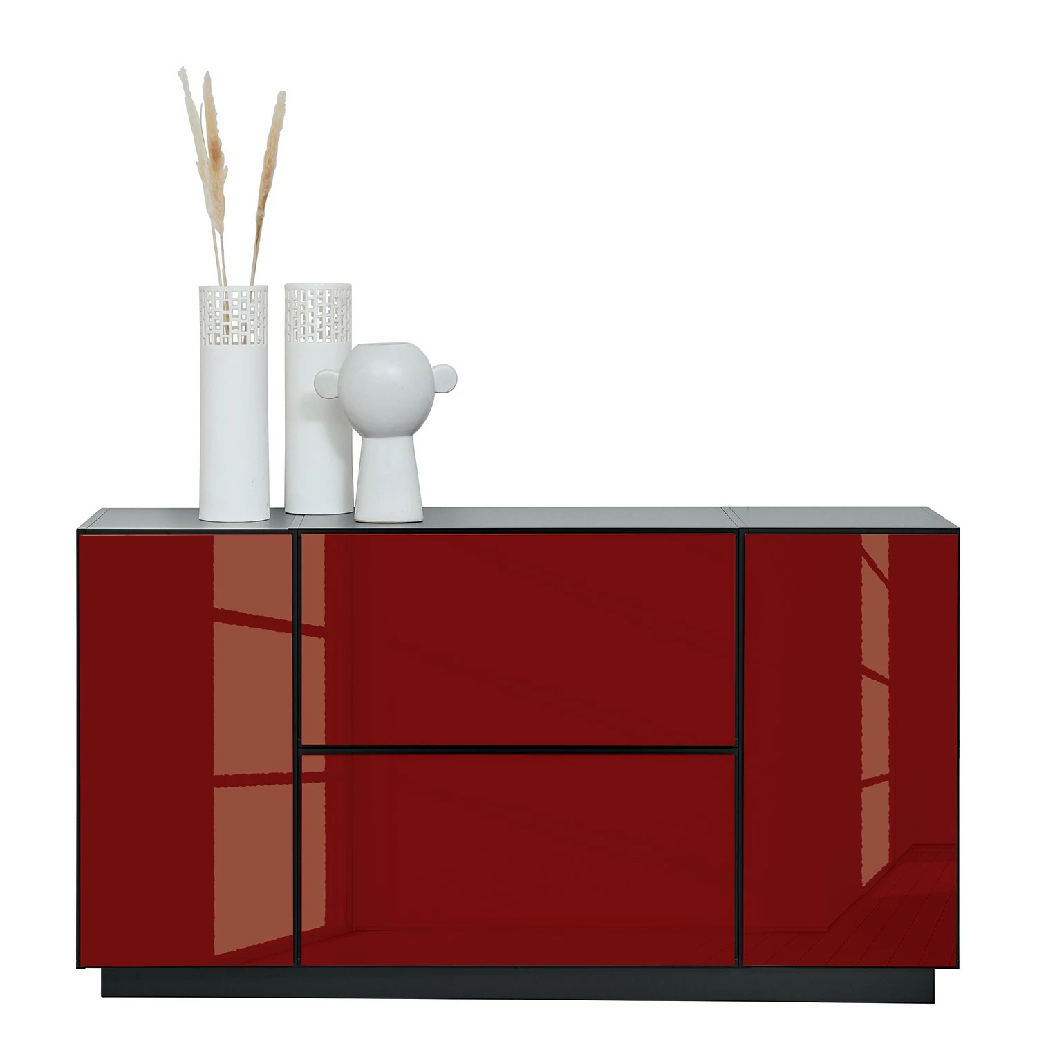 Now! by hülsta Buffet now to go colour III - Rubin brillant / Gris diamant 4 Now! by hülsta Buffet now to go colour III - Rubin brillant / Gris diamant – Image 2