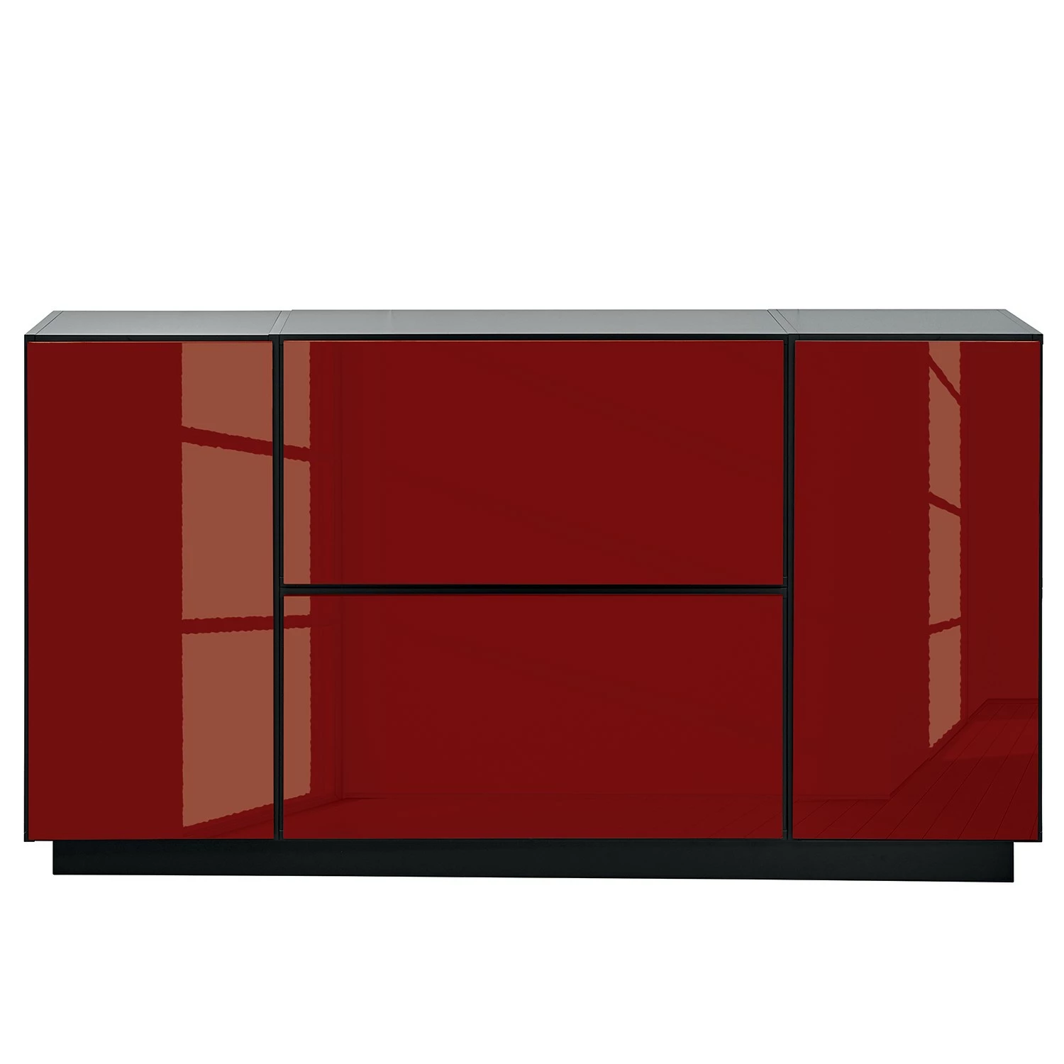 Now! by hülsta Buffet now to go colour III - Rubin brillant / Gris diamant 5 Now! by hülsta Buffet now to go colour III - Rubin brillant / Gris diamant – Image 3