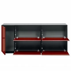 Now! by hülsta Buffet now to go colour IV - Rubin brillant / Gris diamant -loftscape Boutique 1000311264 211201 14485400271 DETAILS P000000001000311264