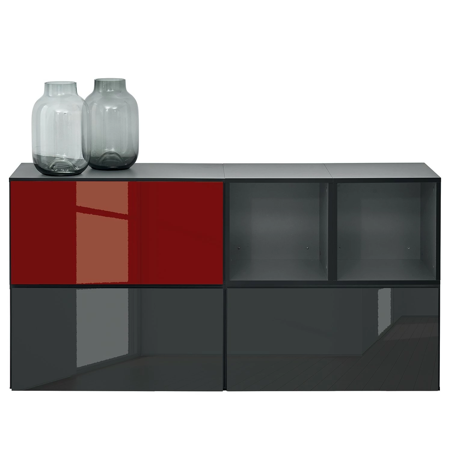 Now! by hülsta Ensemble now to go colour II (5 élém.) - Rubin brillant / Gris diamant brillant 9 Now! by hülsta Ensemble now to go colour II (5 élém.) - Rubin brillant / Gris diamant brillant – Image 7