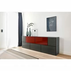 Now! by hülsta Ensemble now to go colour VI (7 élém.) - Rubin brillant / Gris diamant brillant -loftscape Boutique 1000311289 211201 14490300456 MOOD DETAILS P000000001000311289 mood