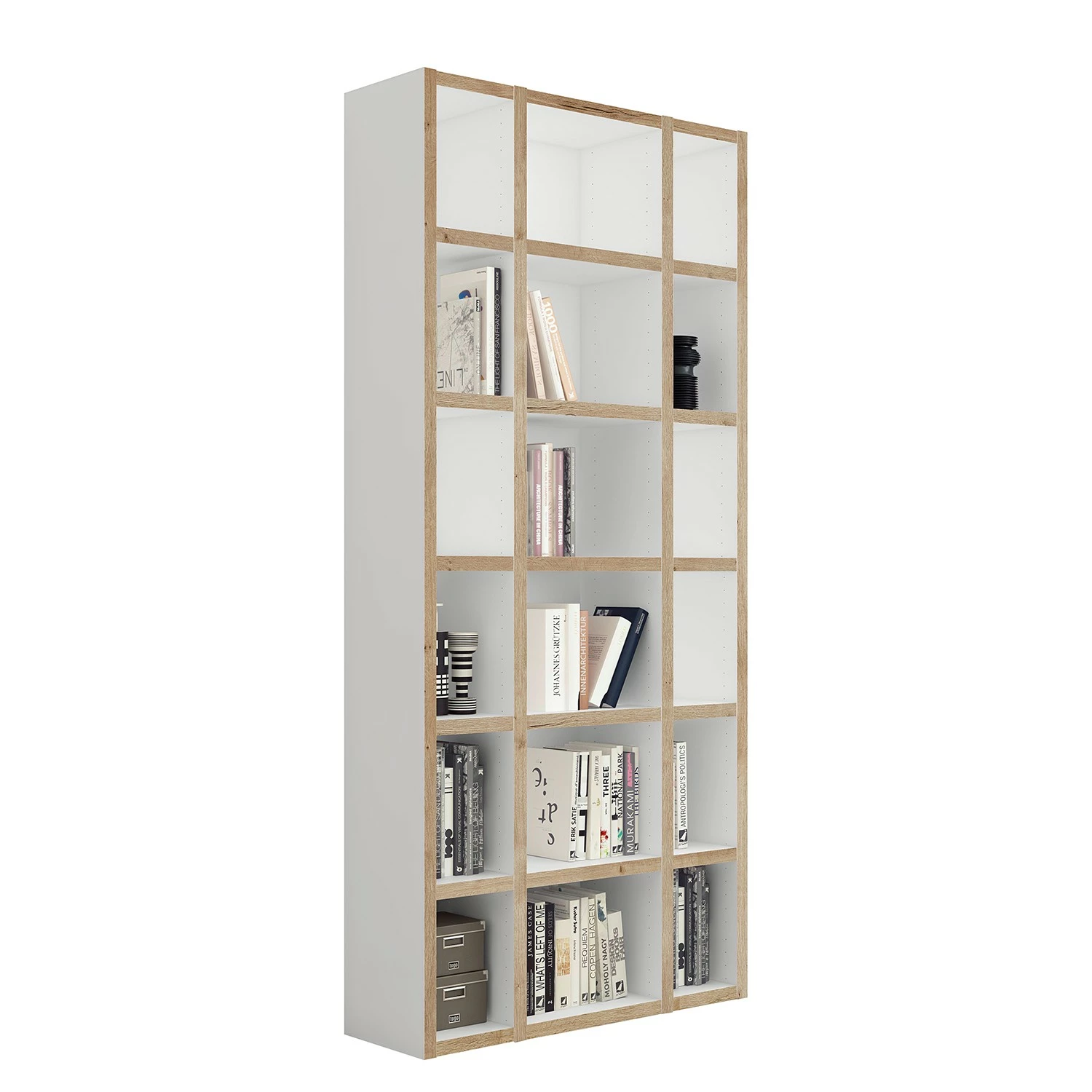 Loftscape Étagère Emporior XVII - Imitation chêne sauvage - Largeur : 100 cm 3 Loftscape Étagère Emporior XVII - Imitation chêne sauvage - Largeur : 100 cm