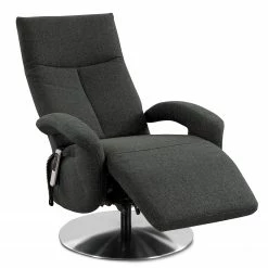 Loftscape Fauteuil relax Leesburg - Tissu Amra: Anthracite - Fonction relaxation - Sans aide au redressement - Réglage électrique : 2 moteurs avec câble -loftscape Boutique 1000313418 211217 13405900264 DETAILS P000000001000313418