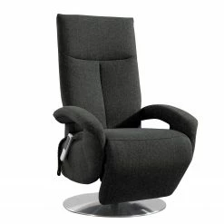 Loftscape Fauteuil relax Leesburg - Tissu Amra: Anthracite - Fonction relaxation - Sans aide au redressement - Réglage électrique : 2 moteurs avec câble -loftscape Boutique 1000313418 211217 13410900280 DETAILS P000000001000313418