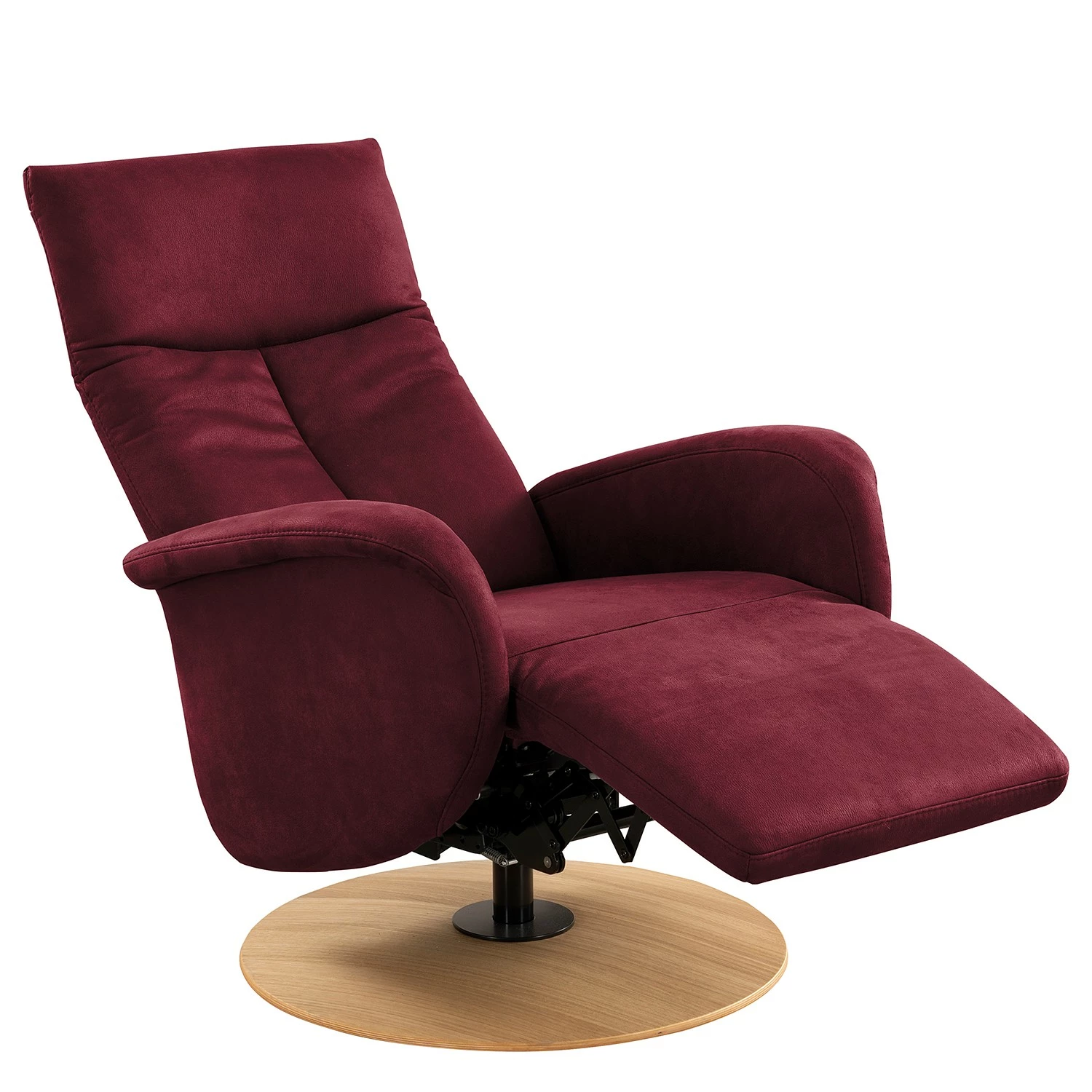Loftscape Fauteuil relax Nesebar I - Microfibre Flavie: Bordeaux - Fonction relaxation - Sans aide au redressement - Réglage manuel 6 Loftscape Fauteuil relax Nesebar I - Microfibre Flavie: Bordeaux - Fonction relaxation - Sans aide au redressement - Réglage manuel – Image 4