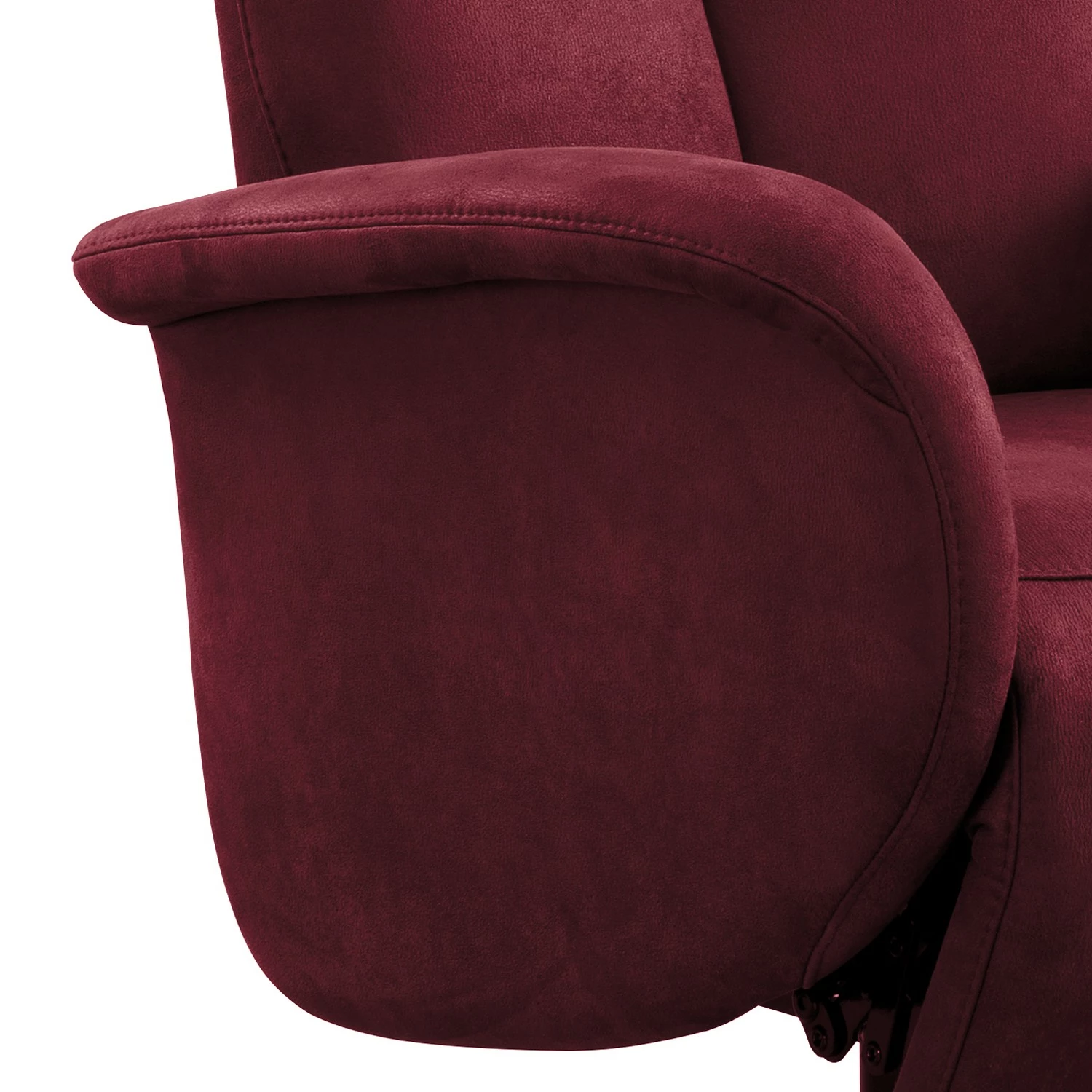 Loftscape Fauteuil relax Nesebar I - Microfibre Flavie: Bordeaux - Fonction relaxation - Sans aide au redressement - Réglage manuel 9 Loftscape Fauteuil relax Nesebar I - Microfibre Flavie: Bordeaux - Fonction relaxation - Sans aide au redressement - Réglage manuel – Image 7