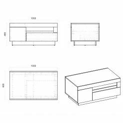 Loftscape Table basse Stonda - Blanc 15 Loftscape Table basse Stonda - Blanc -loftscape Boutique 1000314560 211209 125312000515 SKETCH DETAILS P000000001000314560 sketch