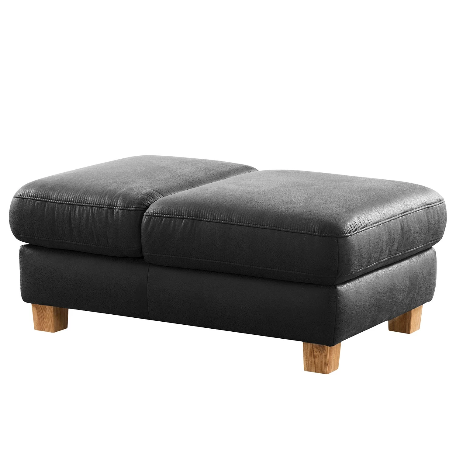 Fredriks Repose-pieds Kikuu - Microfibre - Microfibre Taeko: Noir 3 Fredriks Repose-pieds Kikuu - Microfibre - Microfibre Taeko: Noir