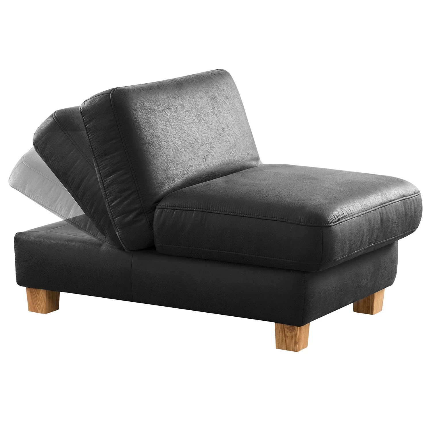 Fredriks Repose-pieds Kikuu - Microfibre - Microfibre Taeko: Noir 6 Fredriks Repose-pieds Kikuu - Microfibre - Microfibre Taeko: Noir – Image 4