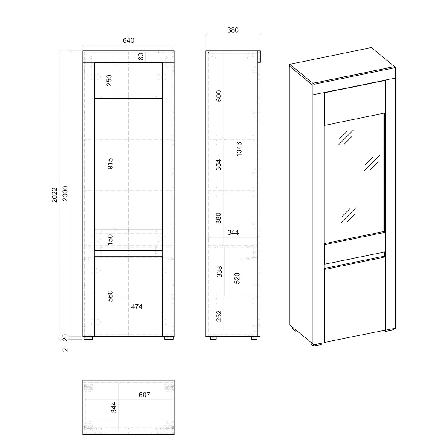 Loftscape Ensemble meubles TV Stonda VI (4 élém.) - Anthracite 15 Loftscape Ensemble meubles TV Stonda VI (4 élém.) - Anthracite – Image 13