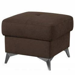 Fredriks Repose-pieds DeWitt - Tissage à plat - Tissu Olea: Espresso